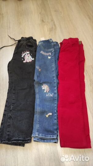 Джинсы и брюки для девочек