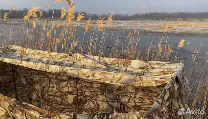 Маскировочная сетка/сеть для охоты (камыш)