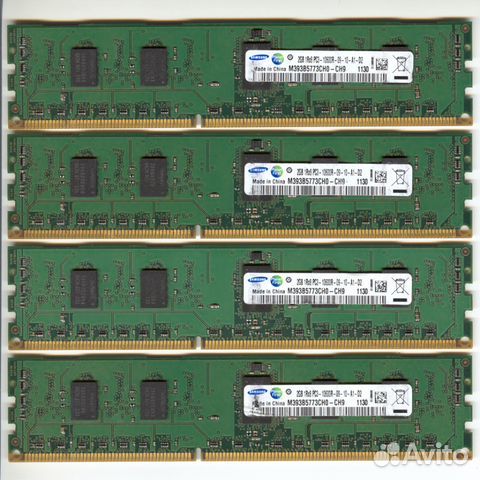 Samsung M393B5773CH0-CH9 DDR3 1333 ECC Reg 2x2G