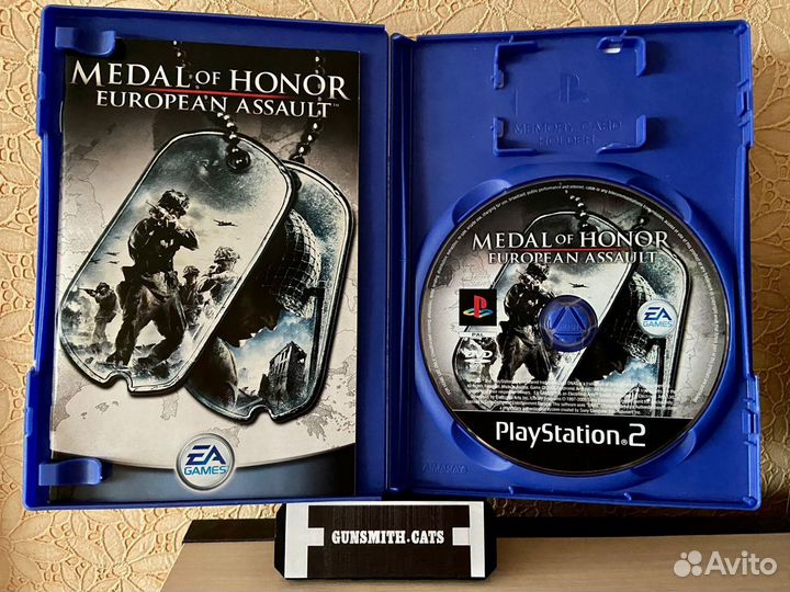 PS2 Medal of Honor European Лицензия PlayStation 2