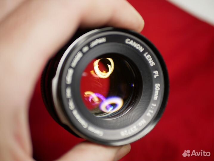 Светлый классный canon FL (FD) 50mm f1,4