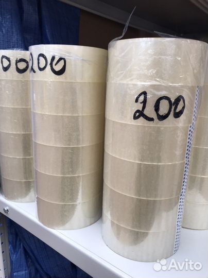 Скотч прозрачный 200метров