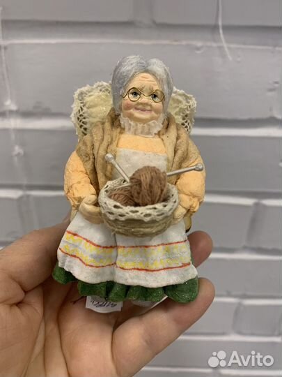 Ватные елочные игрушки