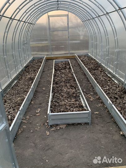 Грядки для теплицы