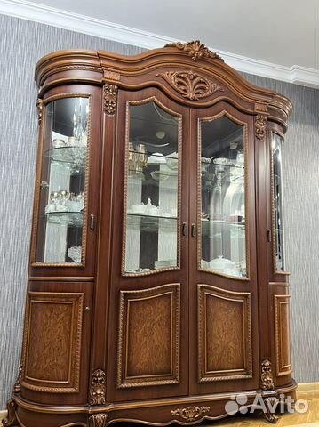 Деревянная мебель, Горка для посуды