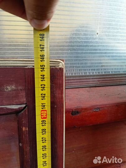 Деревянные окна от балкона б/у