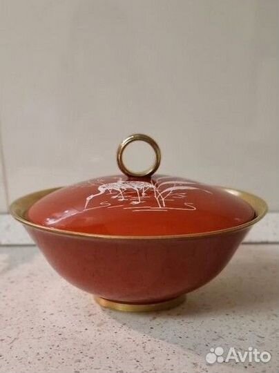 Бомбоньерка с аистом