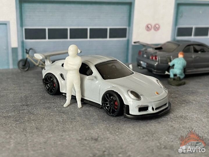 Hot wheels Porsche 911 GT3 RS custom кастом