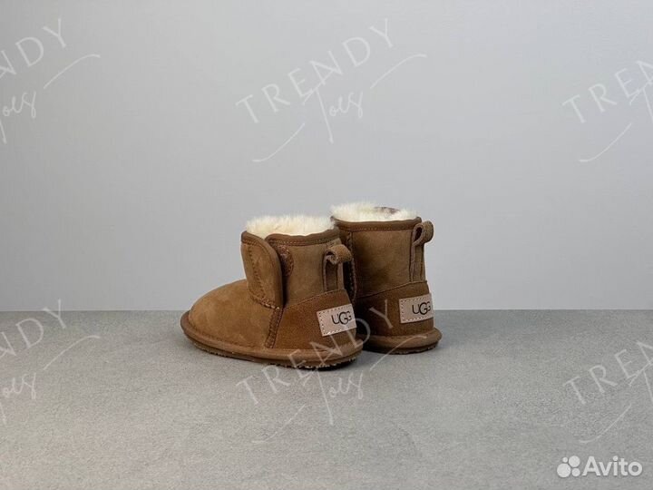 Угги mid кофейные детские UGG