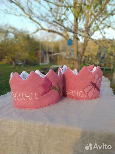 Текстильная корона на заказ