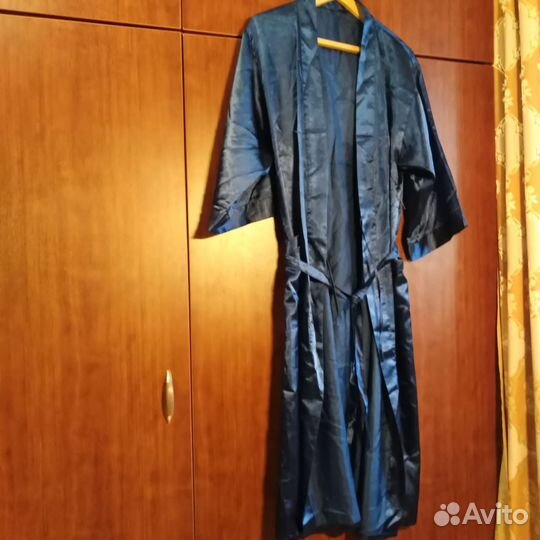 Халат женский атласный