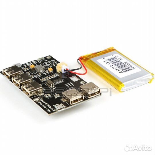 Набор RaspberryPi4 2Gb + X820 + PiSupply + HDD