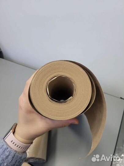 Плотная упаковочная крафт бумага рулон 50 метров