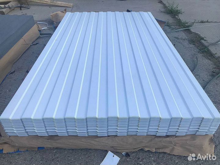Профнастил белый в наличии