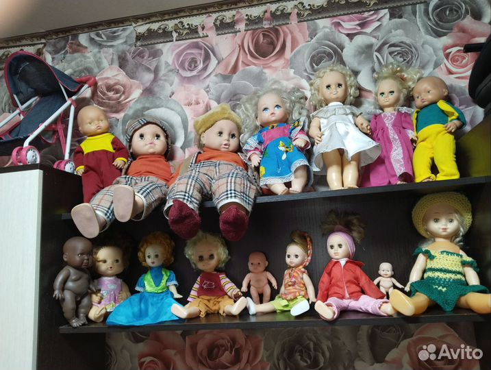 Куклы и пупсы пакетом и коляска