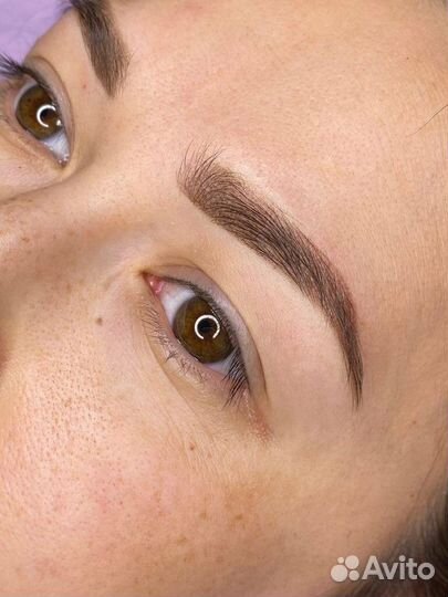 Брови, ресницы, макияж