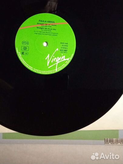 Paula Abdul – Straight Up - Lp (single)