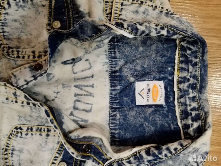 Рубашка джинсовая на мальчика