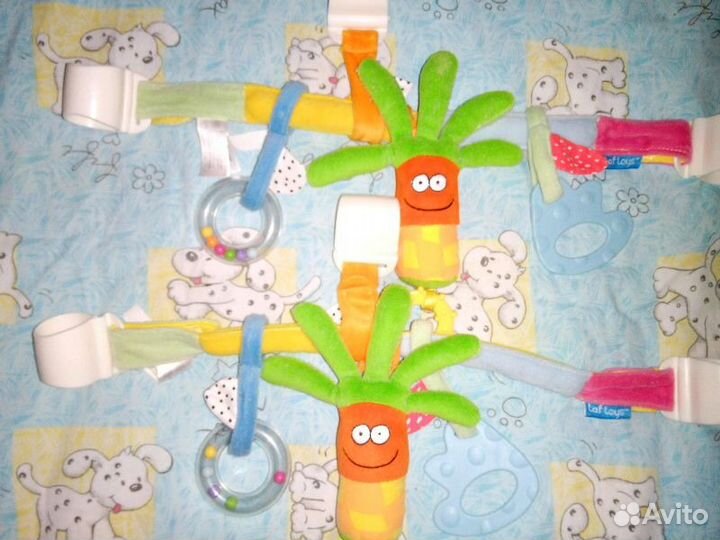 Детские подвески для двойняшек в коляску