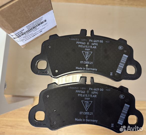 Колодки передние Porsche Cayenne E3, 9Y0698151AR