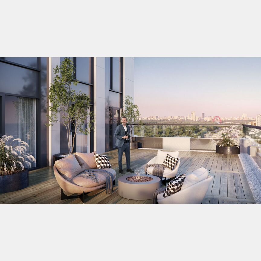 Квартира-студия, 31,9 м², 4/43 эт.