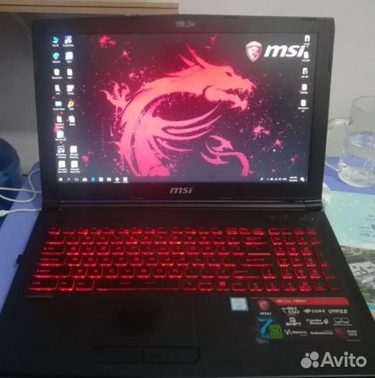 MSI зверь i7/ GTX 1050/15.6 IPS