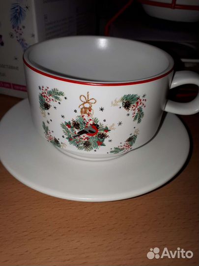 Чайный набор на металической подставке