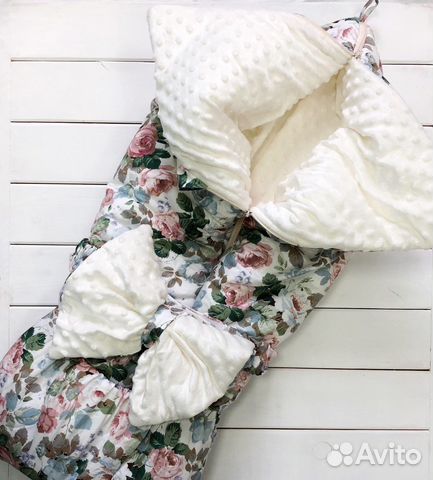 Зимний конверт трансформер на выписку новый