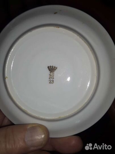 1 кофейная пара и 3 чашки Германия Фарфор