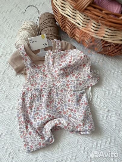 Летний комплект на девочку 62 74