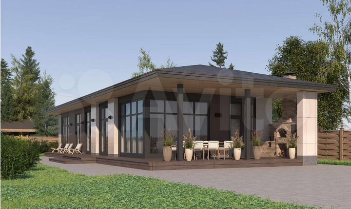 Дом 138,8 м² на участке 7 сот.