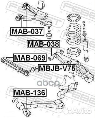 Сайлентблок MAB-136