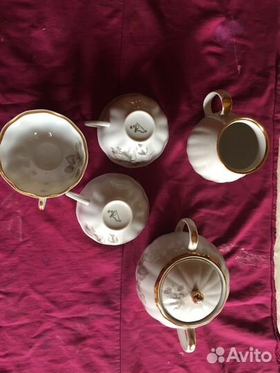 Чайный сервиз дулево розы