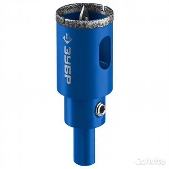 Коронка алмазная по кафелю и стеклу, d35 мм, зубр