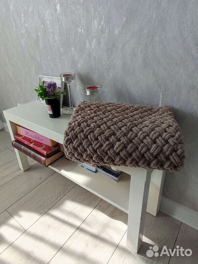 Вязанный плед