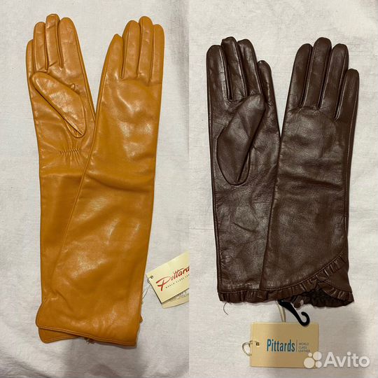 Перчатки женские кожаные новые