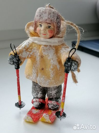 Авторские ватные ёлочные игрушки