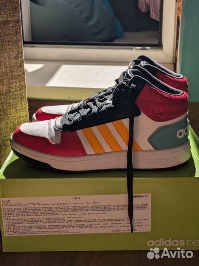 Кроссовки adidas Hoops 2.0 Mid оригинал