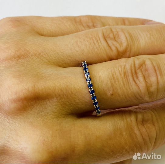 Кольцо с сапфирами