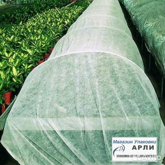 Спанбонд плотн.60г*кв.м/шир.1,6м/10м белый уф