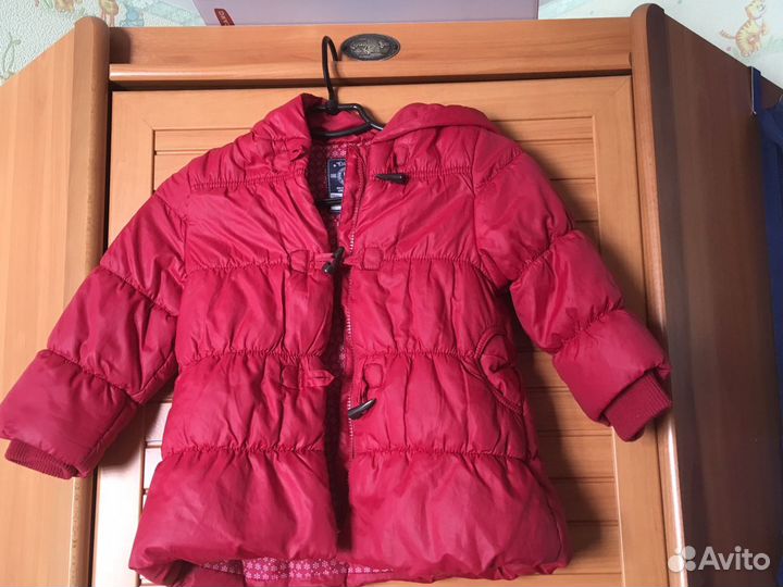 Осенняя куртка для девочки 98 размер