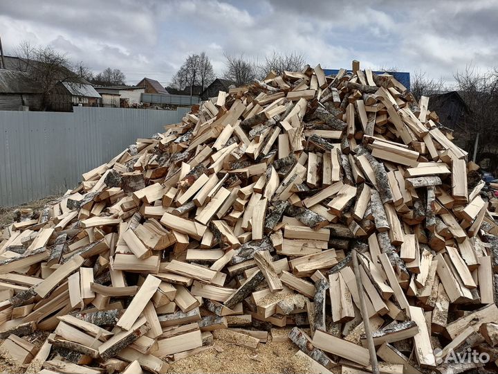 Дрова береза колотая щебень, торф и тд