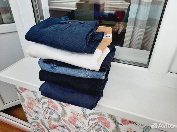 Фирменная мужская одежда пакетом р. S Zara и др