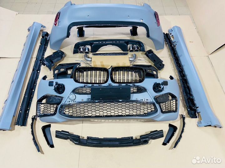 Обвес BMW X6 F16 в стиле X6M F86 в сборе