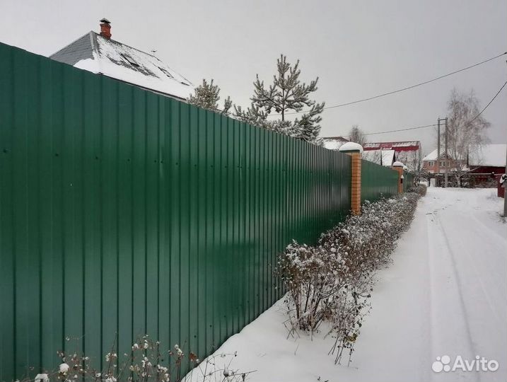 Профлист (профнастил) для забора в наличии