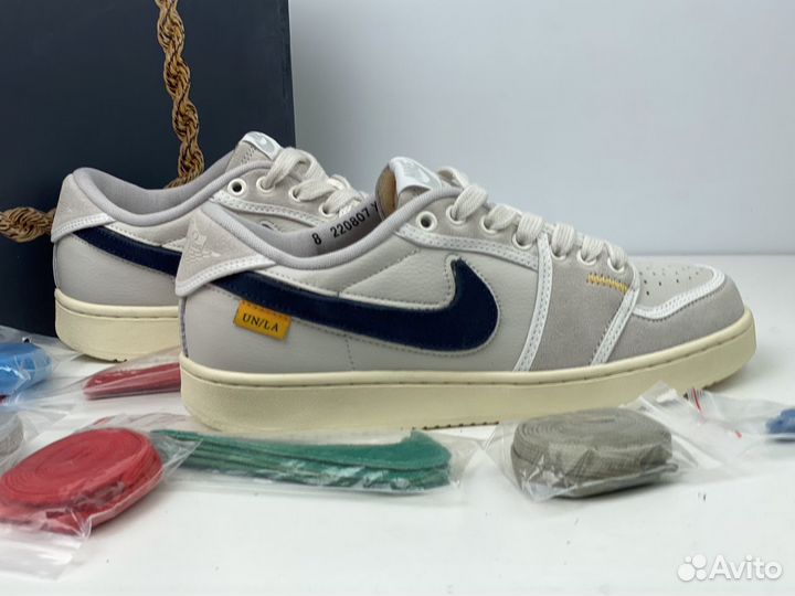 Union LA X Air Jordan 1 KO Low Sail Muslin