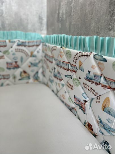 Бортики в детскую кроватку