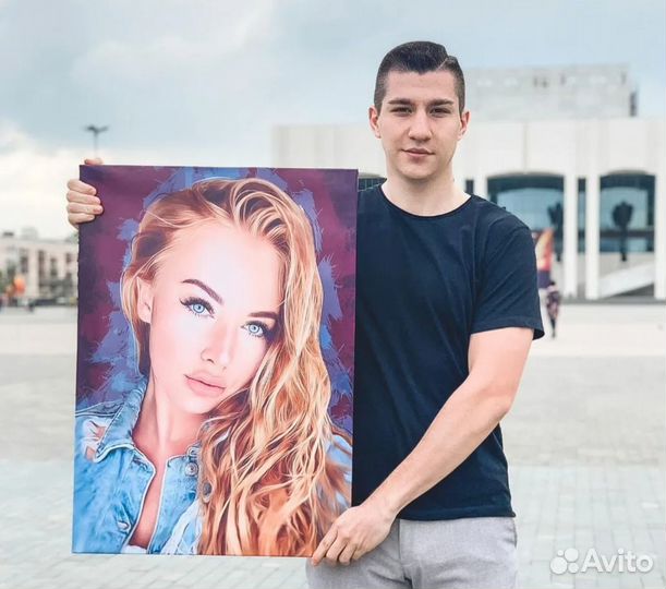 Портрет на холсте по фото