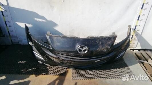 Бампер передний mazda 3 2 (2SK14G501)