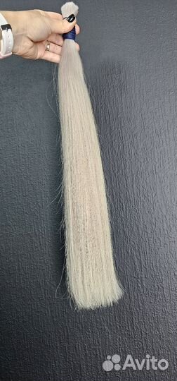 Волосы для наращивания 50 см блонд
